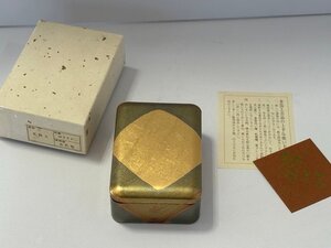 日本伝統工芸品　金箔工芸品　金沢箔　名刺入れ　小物入れ ☆ちょこオク☆80