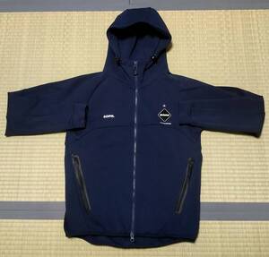 【週末クーポン1500円OFF】美品 FCRB VENTILATION HOODIE 紺 S FC REAL BRISTOL F.C.R.B.