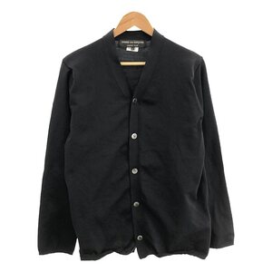 COMME des GARCONS HOMME PLUS / コムデギャルソンオムプリュス | 2020SS | ポリエステル Vネック ニットカーディガン | L | ブラック