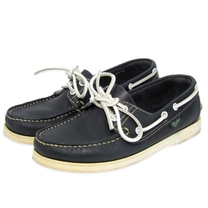 Paraboot パラブーツ UK3.5 デッキシューズ BARTH バース モカシン レディース ウィメンズサイズ NAVY マリンソール ネイビー 35003842