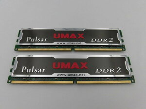 #004 DDR2-800 2GB×2枚　M6800912G139F ジャンク品