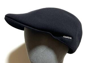 【美品】KANGOL BAMBOO 507（XL）黒 カンゴール バンブー ハンチング オールドスクール