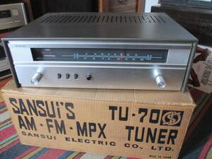 稀少　メンテ品　ヴィンテージ真空管式　SANSUI