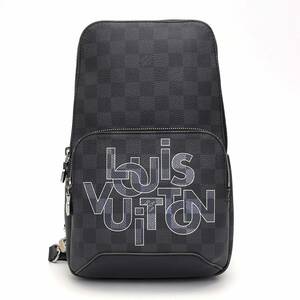 d637 ◇美品◇ LOUIS VUITTON ルイヴィトン アヴェニュー・スリングバッグ ダミエ・グラフィット ボディバッグ ウエストポーチ N40274