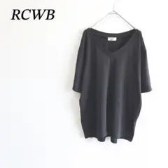 【ロデオクラウンズ】RCWB 半袖Tシャツ　ブラウス　ドロップショルダー　黒