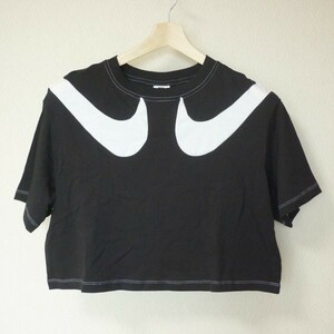 新品◆送料無料◆(M)ナイキ NIKE 黒/ブラック スウッシュショートスリーブTシャツ