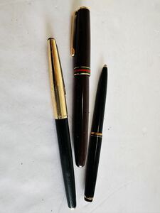 おまとめ 万年筆 グッチ GUCCI プラチナ PLAINUM RI4Kボールペン モンブラン MONTBLANC ステーショナリー 筆記用具 文房具 事務用品 レア