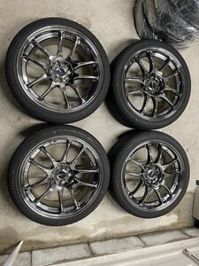 希少 WORK EMOTION KAI/N 2本18×7.5J＋35 2本Kai MT 18×8.5J＋32 5H PCD100 WMB タイヤ225/40R18 プリウス 86BRZ等に ワークエモーション