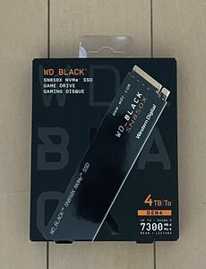 【送料無料】【未使用品】4TB Western Digital WD Black 　WD_Black SN850X NVMe SSD WDS400T2X0E