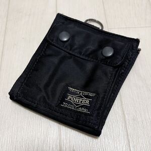 和551★ PORTER ポーター 折り財布 コンパクトウォレット メンズ ブラック