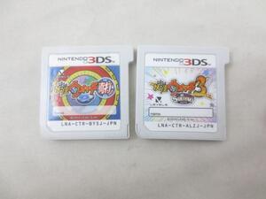 【同梱可】中古品 ゲーム ニンテンドー3DS ソフト 2点 妖怪ウォッチ 2 3 真打 スキヤキ ソフトのみ グッズセット