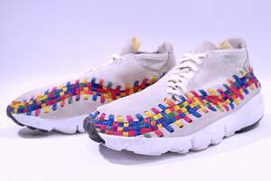 本物/2012年 NIKE AIR FOOTSCAPE WOVEN CHUKKA PRM 超希少 初期マルチカラー US9.5/27.5cm 美品 fragment htm jordan1 retro og max95 sb