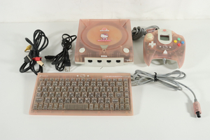 SEGA HKT-3000 セガ Dreamcast ドリームキャスト ドリキャス ハローキティー 本体 コントローラー_NJX_B1218-J001