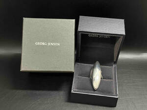 【付属品有り】GEORG JENSEN ジョージジェンセン SV 925 シルバー アーカイブコレクション #A29 約11号 約22.1g メンズアクセサリー リング