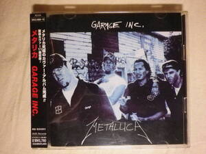 『Metallica/Garage Inc.(1998)』(1998年発売,SRCS-8809/10,国内盤帯付,歌詞対訳付,カバー・アルバム,Stone Cold Crazy,Turn The Page)