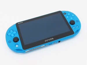 ○【SONY ソニー】PS Vita Wi-Fiモデル + メモリーカード16GB PCH-2000 アクアブルー