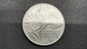 ◆◇#899A ドイツ ミュンヘンオリンピック記念 10マルク銀貨 1972年 現状品◇◆