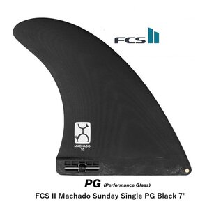 送料無料▲FCS II ROB MACHADO SUNDAY SINGLE BLACK 7 新品