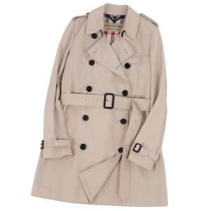 極美品 バーバリー BURBERRY コート トレンチコート 裏チェック アウター レディース UK10 US8 IT42(M) cf12mt-rm20f12502