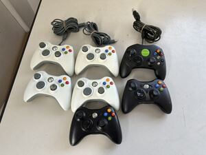 XBOX Game X08-19383/XBOX360/Microsoft コントローラー 色々7台　動作未確認 12/28