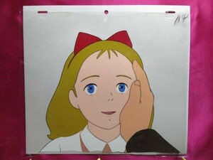 若草物語　ナンとジョー先生 セル画　張り付きあり　アニメ 　動画付き