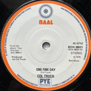 【試聴 7inch】Col Truck / One Fine Day 7インチ 45 muro koco フリーソウル サバービア 