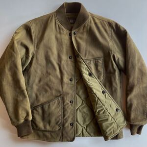 【傑作】RRL “Jungle Cloth Jacket” S ジャングルクロス デッキ ボンバー キルティング フライト ミリタリー ジャケット ヴィンテージ