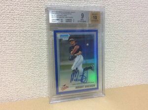 Manny Machado マニーマチャド ルーキー直書き直筆サインカード 150枚限定　激レア Topps Bowman Chrome