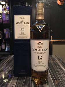 THE MACALLAN HIGLAND SINGLE MALT SCOTCH WHISKY 12YEAR OLD DOUBLE CASK