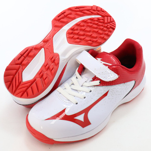 わけあり【MIZUNO】ミズノ ジュニアトレーニングシューズ セレクトナイントレーナー2Jr.CR 11gt192462 ホワイト×レッド 21.5cm