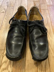 CLARKS ナタリー ブラック レザー UK9.5 28cm程度 クラークス