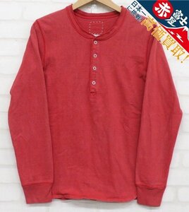 7T9091/visvim BRUSHED HENLEY L/S 0115205010035 長袖ヘンリーネックTシャツ