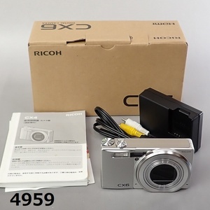 ■FK-4959◆RICOH CX6 簡易動作OK　コンデジ　20240612