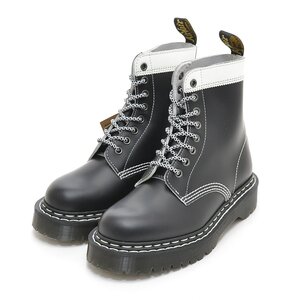 ◇461292 未使用品 Dr.Martens 8ホール ブーツ 1460 PASCAL BEX DS 27336009 サイズUK5/24.0cm レザー レディース ブラック×ホワイト