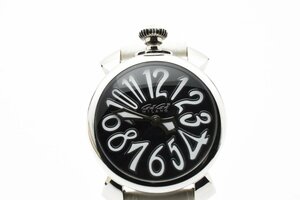 箱付き ガガミラノ マニュアーレ ラウンド N24781 クォーツ メンズ レディース 腕時計 GAGA MILANO