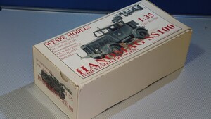 1/35ドイツ軍トラクター　装輪牽引車　ハノマーグ　ＳＳ100　ガレージキット