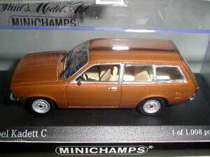 PMA 1/43 OPEL カデットC キャラバン 1973 (ブロンズM)