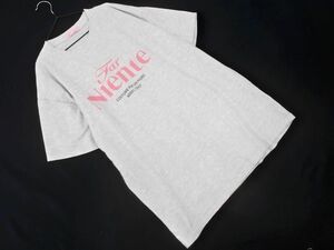 WC ダブルシー ロゴ プリント 半袖 Tシャツ sizeF/グレー ■◆ ☆ eea7 レディース