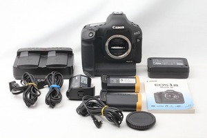 ◆ほぼ新品◆キヤノン Canon EOS 1D Mark III ボディ 僅か9764ショット 付属品満載◇M46349