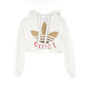 グッチ GUCCI × adidas ブランドオフ GUCCI コットン パーカー コットン 中古 レディース