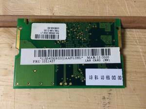 A686)IBM ThinkPad 390X type2626 対応LAN CARD ジャンク