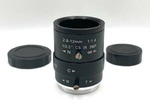 F1.4 2.8mm-12mm CS 魚眼レンズ　対角150°の画角(ZWO ASI120MM ASI120MC ASI290MM ASI224MC 使用可能)