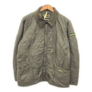 Barbour バブアー LIDDESDALE リッズデイル キルティングジャケット オリーブ (メンズ XL) 中古 古着 Q9149