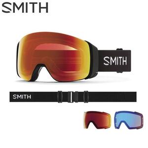 新品未使用 24-25 SMITH GOGGLE 4D MAG CP PHOTOCHROMIC RED MIRROR BLACK 安心保証 即日発送 土日祝発送OK