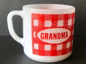 期間限定大幅値下げ！ WESTFIELD GRANDMA MUG ミルクガラス ウェストフィールド グランマ マグカップ マグ VG-20