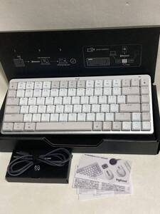 ロジクール ワイヤレス メカニカル キーボード MX MECHANICAL MINI for Mac KX850M（ペイルグレー）Logicool