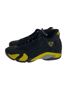 NIKE◆AIR JORDAN 14 RETRO/エアジョーダンレトロ/ブラック/487471-070/28cm/BLK