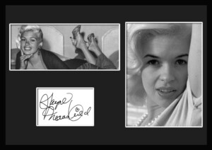 10種類!Jayne Mansfield/ジェーン・マンスフィール/サインプリント&証明書付きフレーム/BW/モノクロ/ディスプレイ (9-3W)