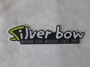 Silver bow ステッカー Silver bow MAKING FISH NERVOUS SINCE 1988 シルバーボウフライショップ フライフィッシング