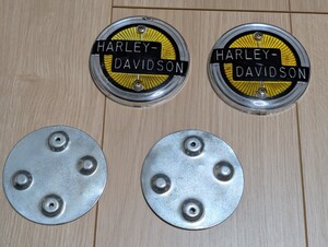 57-58 HARLEY DAVIDSON PANHEAD GAS FUEL TANK EMBLEM BADGE OEM 61773-58 ハーレー タンクエンブレム タンクバッジ